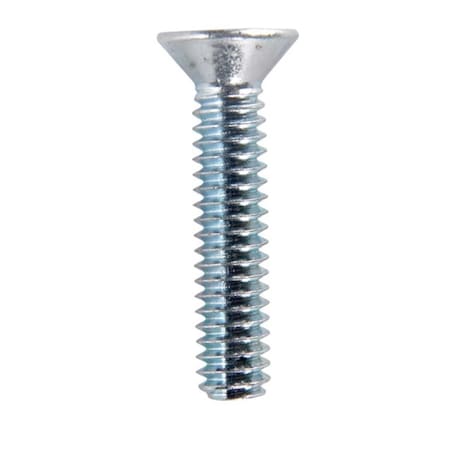 Hillman 1/4"-20 x 1-1/4 in Phillips Flat Machine Screw, Zinc Plated Steel 56280